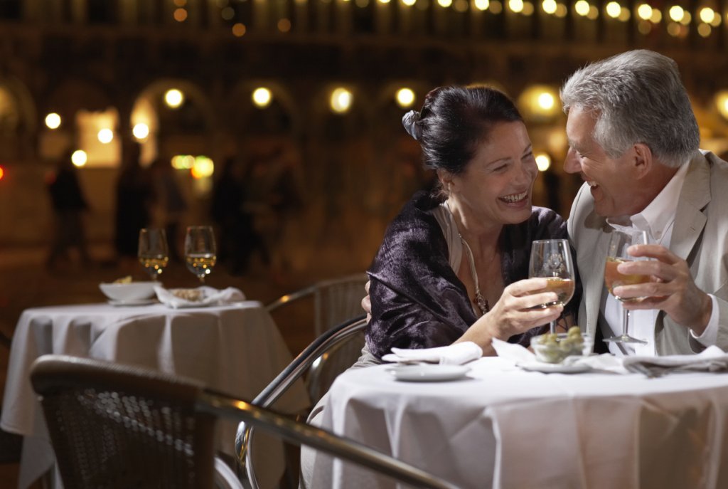 Couple at Restaurant