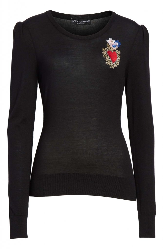 Dolce & Gabbana Sacred Heart Sweater