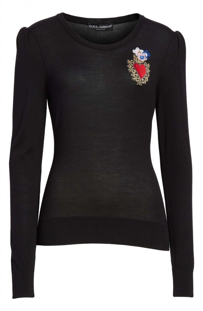 Dolce & Gabbana Sacred Heart Sweater
