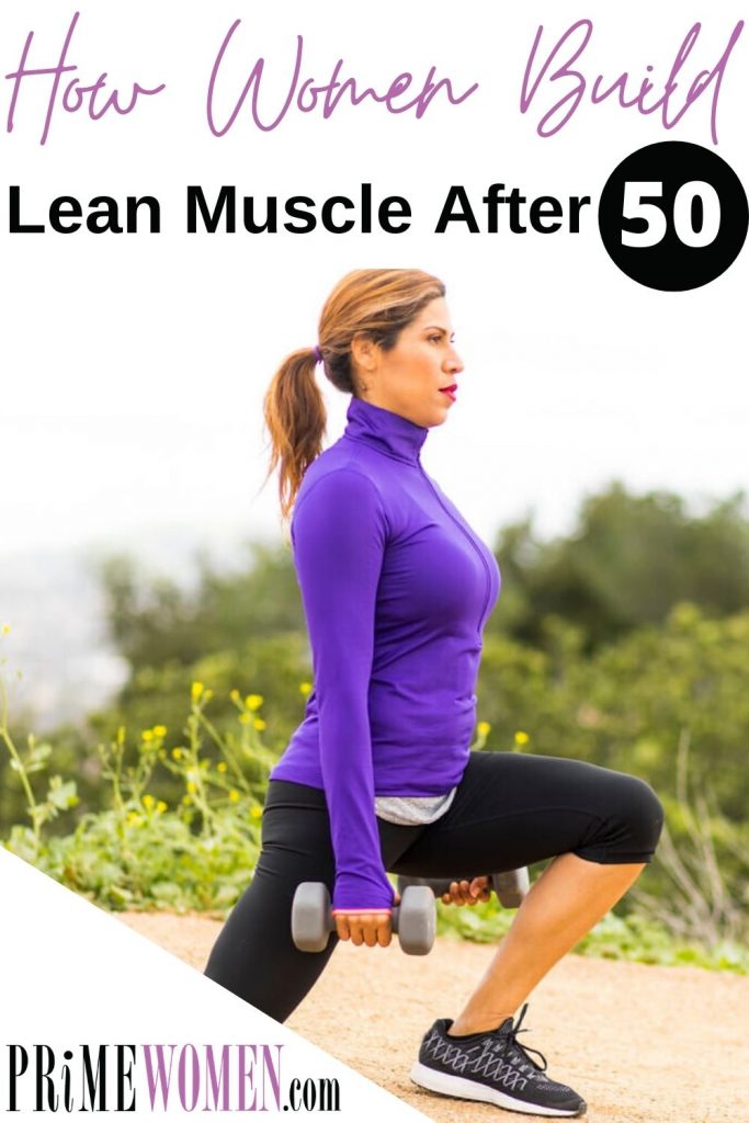 How women can build lean muscle after 50