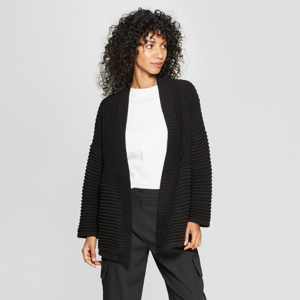 Long Sleeve Stitch Mix Cardigan