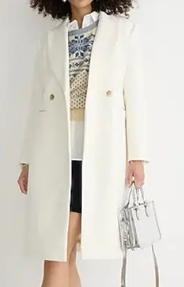 Mirabelle topcoat in Italian wool-cashmere