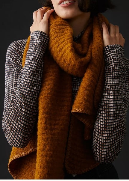 Recycled Bouclé Scarf