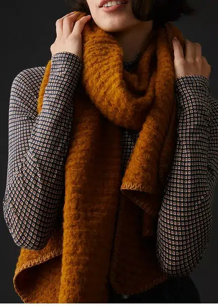 Recycled Bouclé Scarf