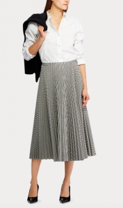 Ralph Lauren Pleated Midi Skirt