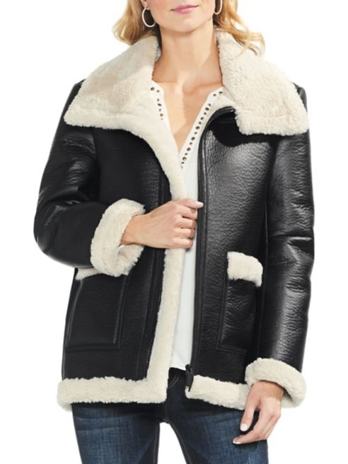 Shearling Moto Jacket