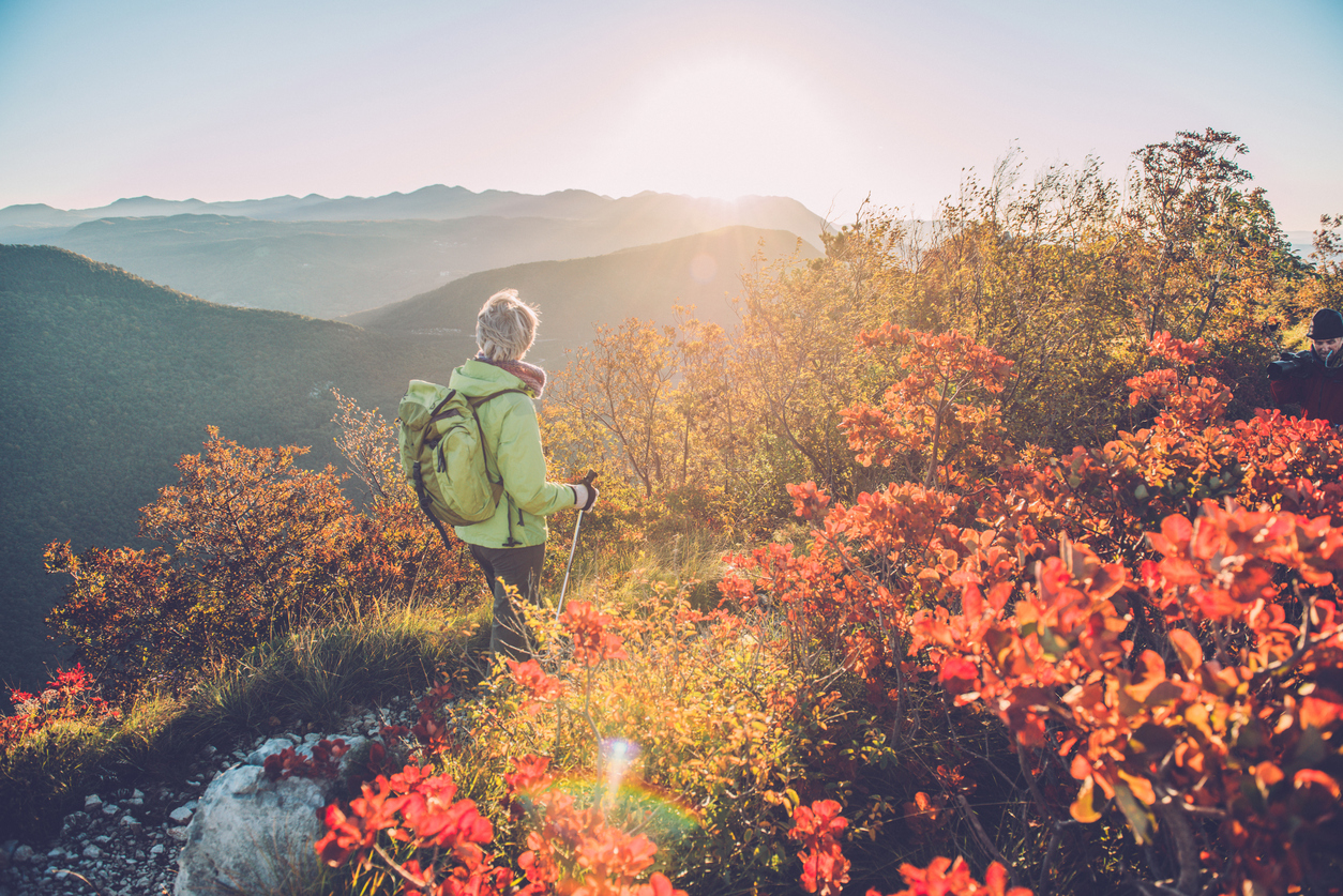 Woman Hiking