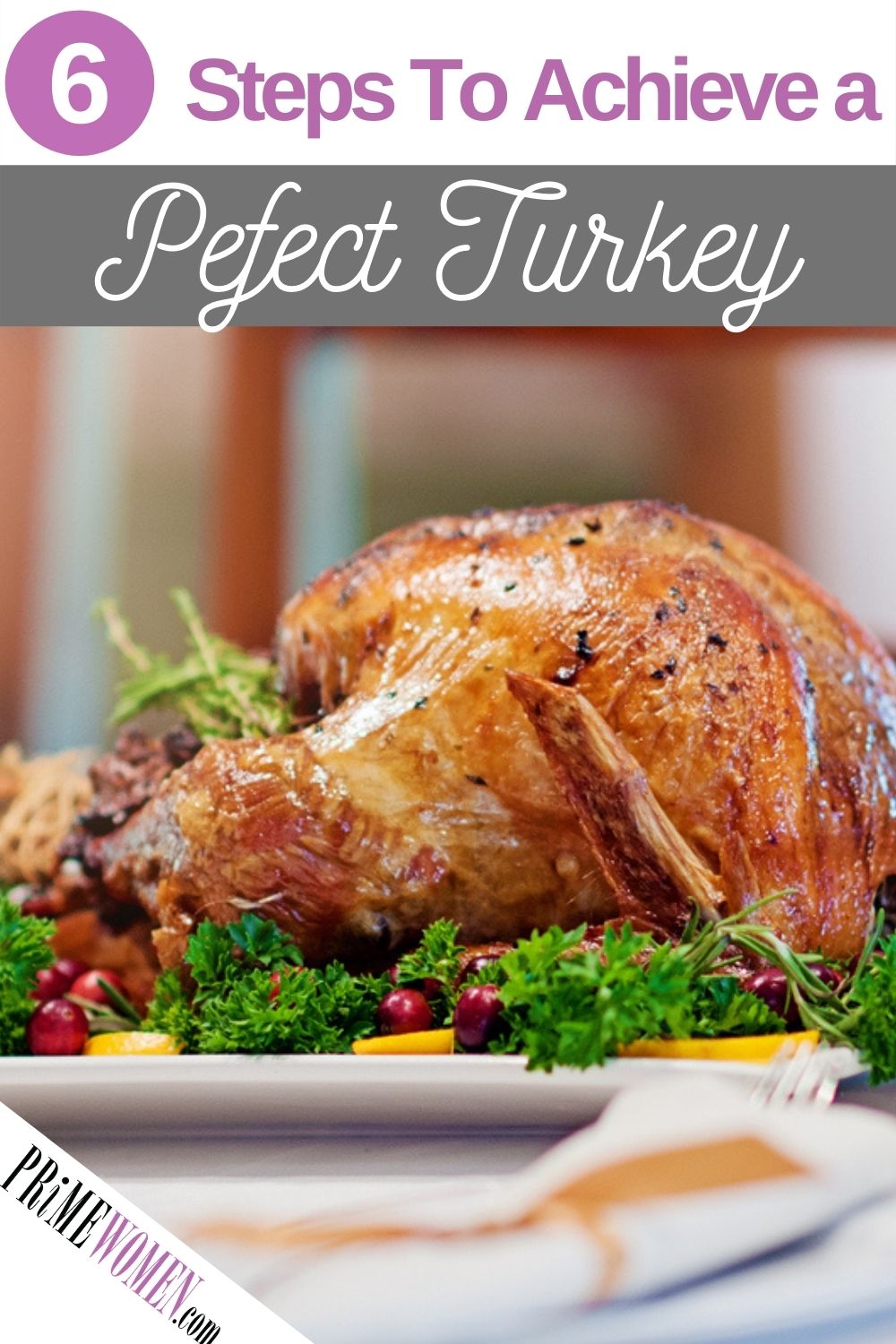 6 Steps for achieving the perfect turkey.