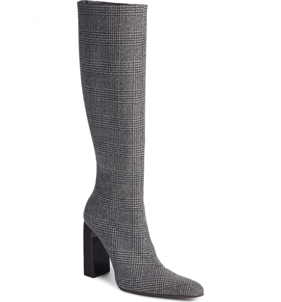 Balenciaga Prince of Wales Plaid Boot