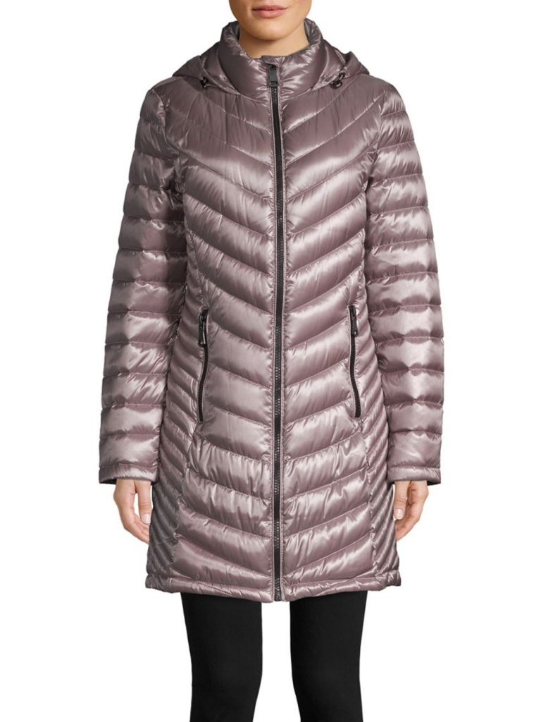 Calvin Klein Long Packable Puffer Coat