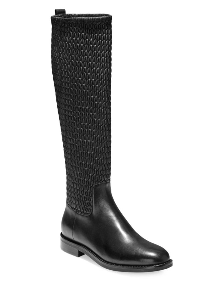 Cole Haan Lexi Grand Stretch Leather Riding Boots