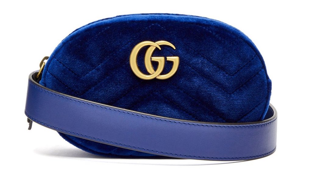 GUCCI GG Marmont velvet belt bag