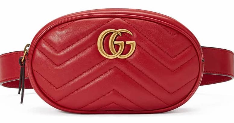 Gucci GG Marmont 2.0 Matelassé Leather Belt Bag