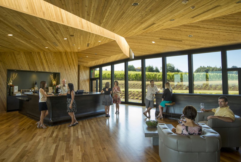 Sokol Blosser tasting room, Dundee Hills, Willamette Valley, Oregon