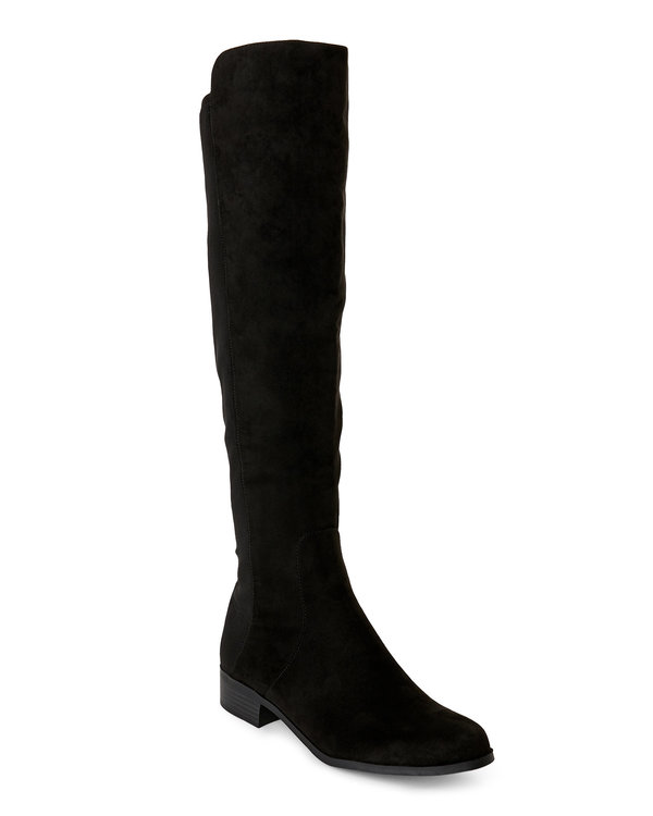UNISA Black Unhudy Over-the-Knee Boots