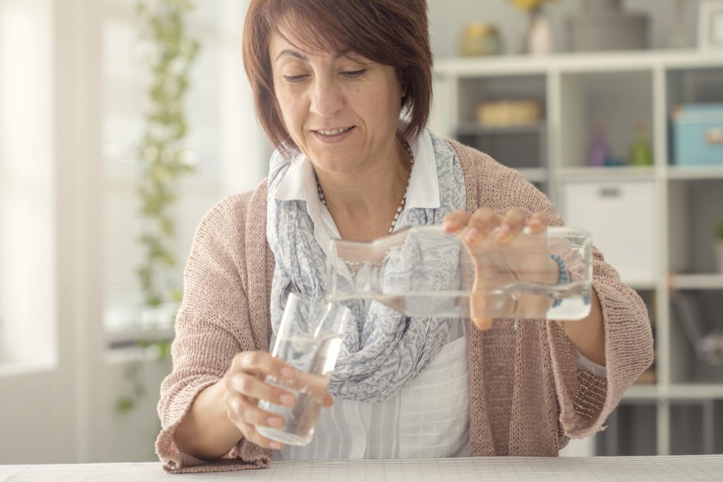 Woman Drinking Water