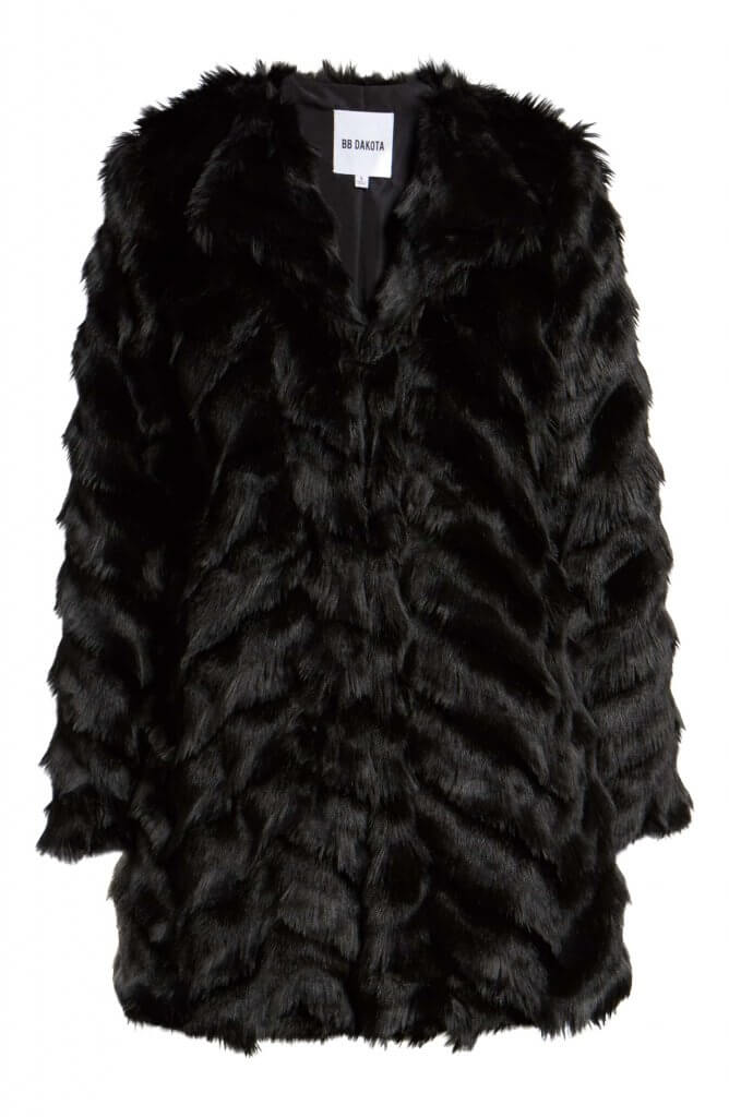 BB Dakota Faux Fur Coat