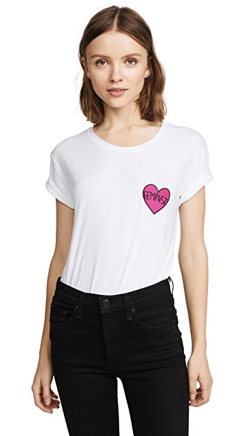 Private Party Feminist Heart Patch Tee