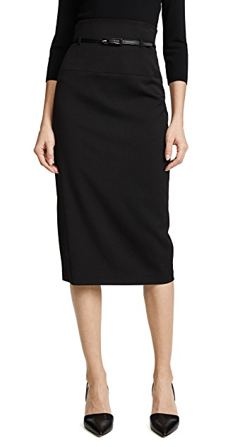 Black Halo Pencil Skirt