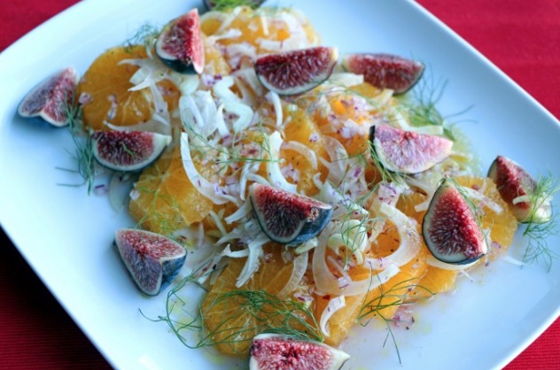 Fig Fennel Orange salad