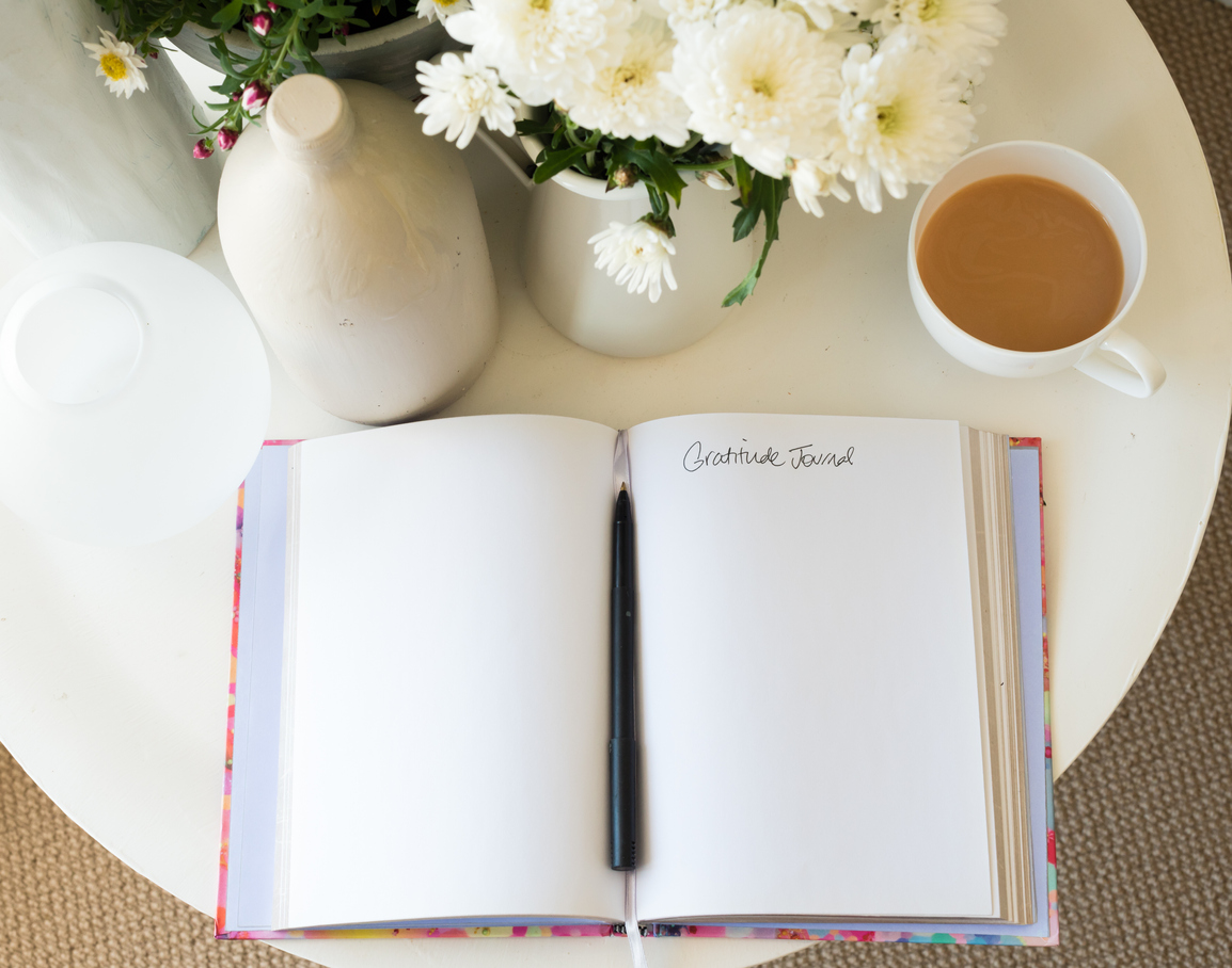 Use a Gratitude Journal to help manage depression