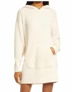 Hooded Long Sleeve Sweater Dress