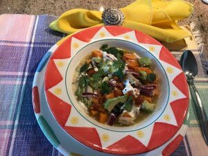 Salsa Verde Chicken Chowder