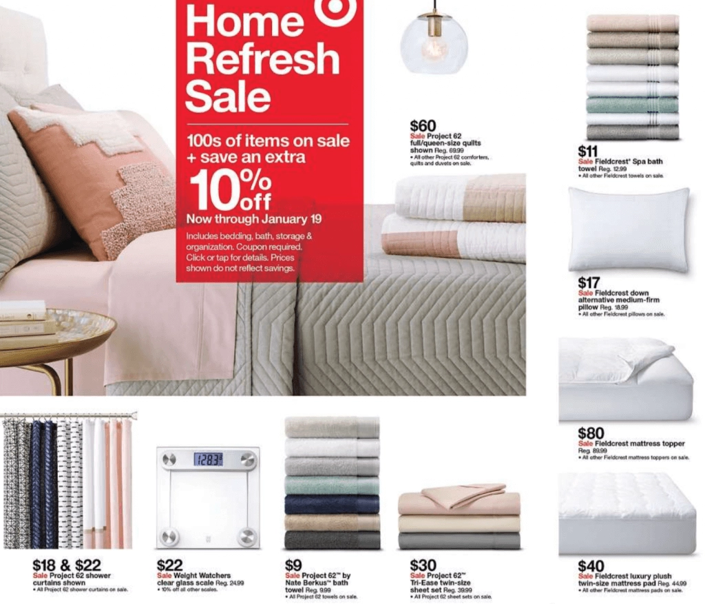 Target White Sale 2019