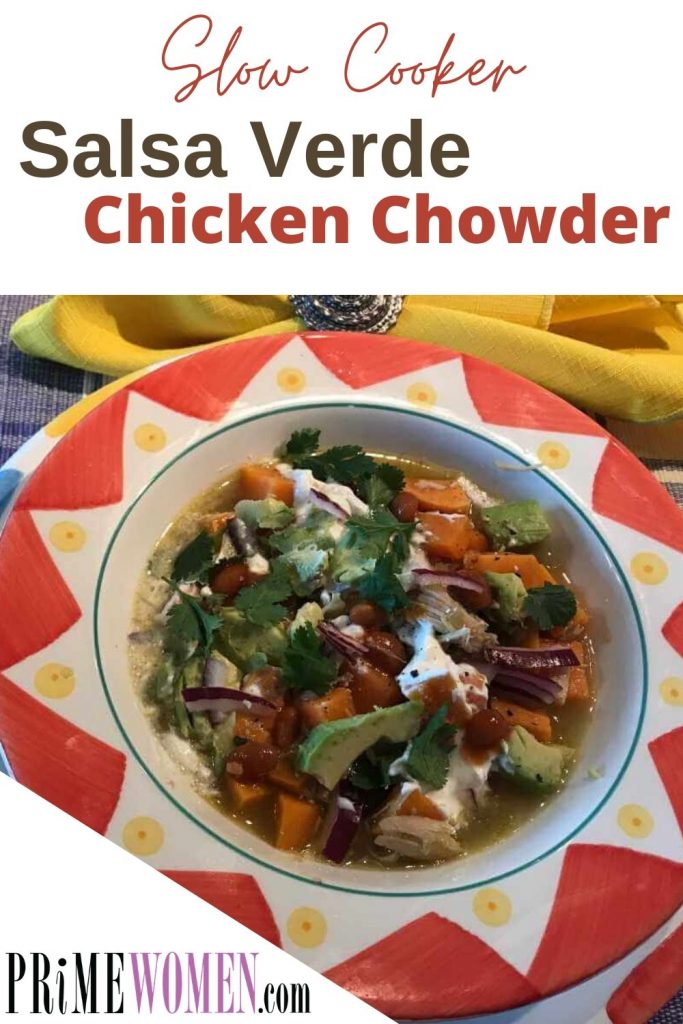 Slow Cooker Salsa Verde Chicken Chowder Recipe