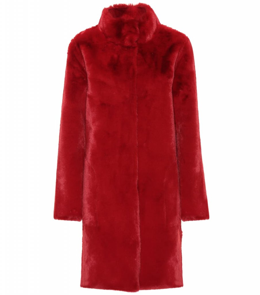 Velvet Mina faux fur reversible coat