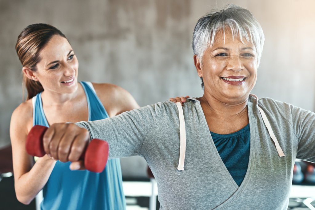 Woman with Weights