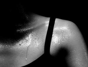 sweaty woman