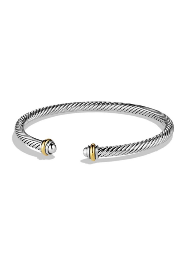 David Yurman Cable Classics Bracelet with Gold