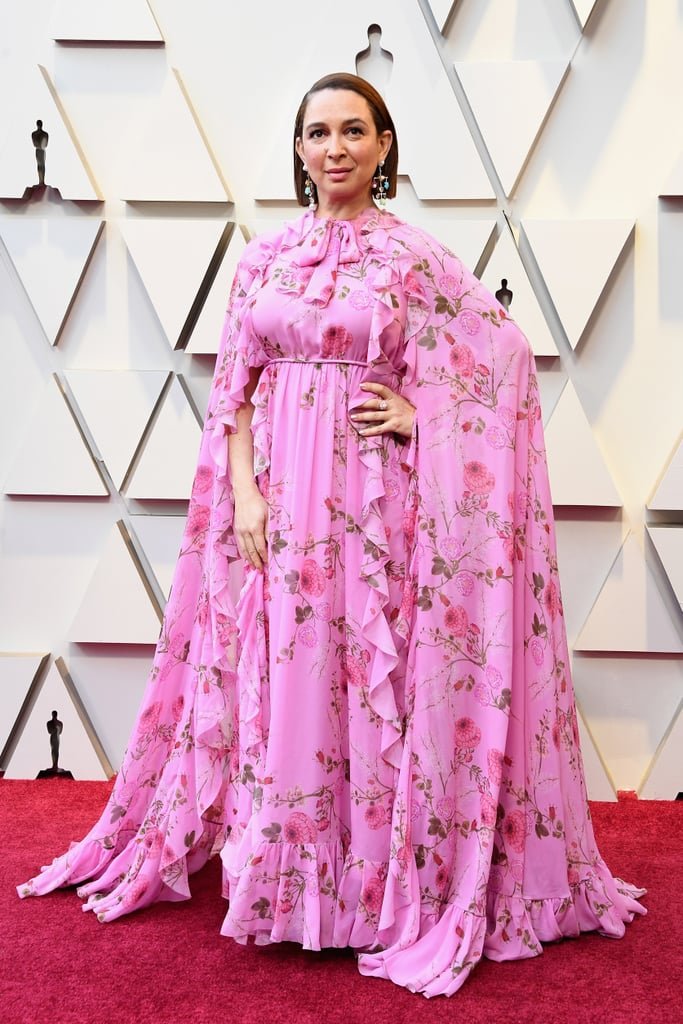 RedCarpet-Oscars-Maya Rudolph in a Giambattista Valli gown