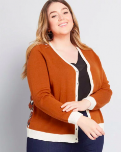 Mod Cloth Cardigan in Plus Size for Women
