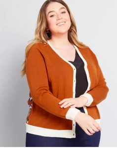 Mod Cloth Cardigan in Plus Size for Women