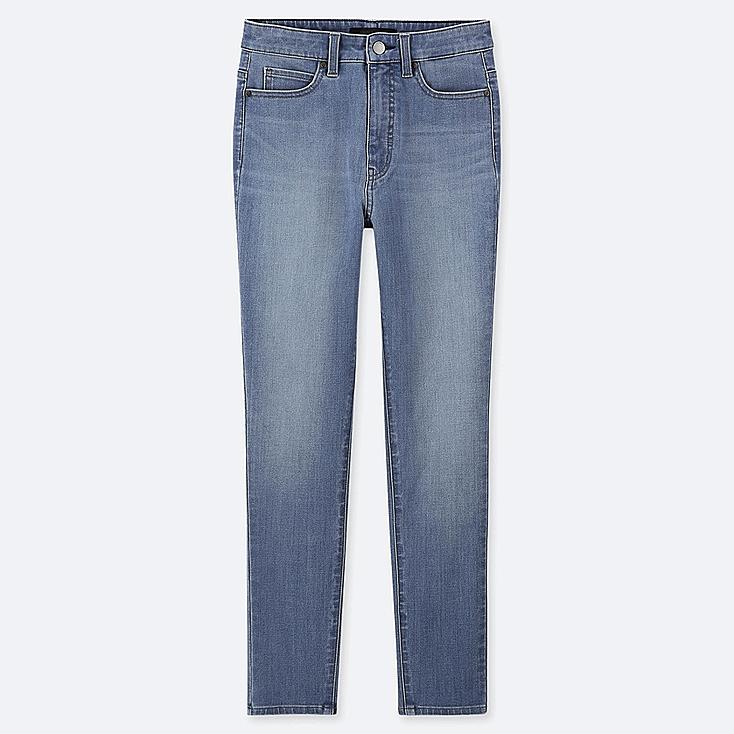 UNIQLO Jean skinny ultra stretch à taille mi-haute pour femme UNIQLO Jean skinny ultra stretch à taille mi-haute pour femme