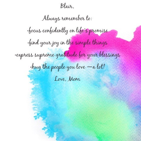 Wisdom to Daughter