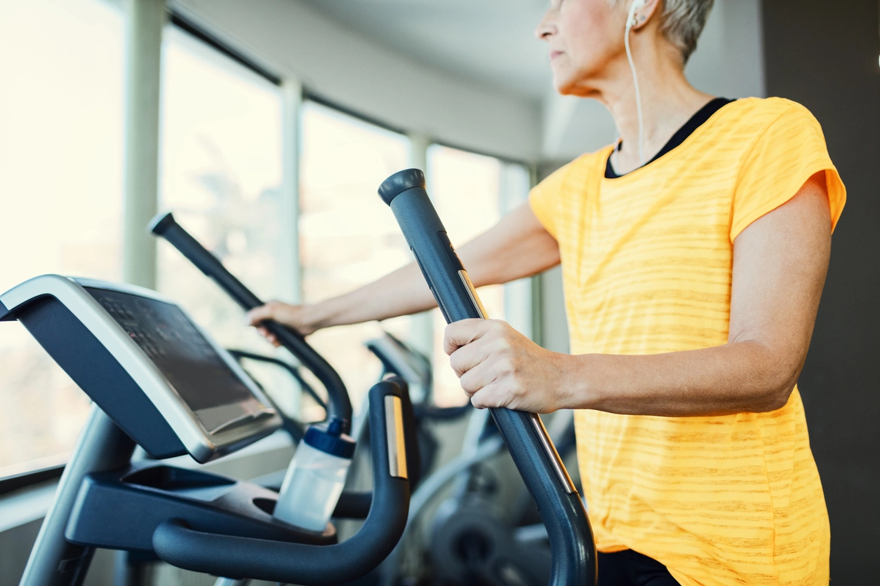Woman On Elliptical