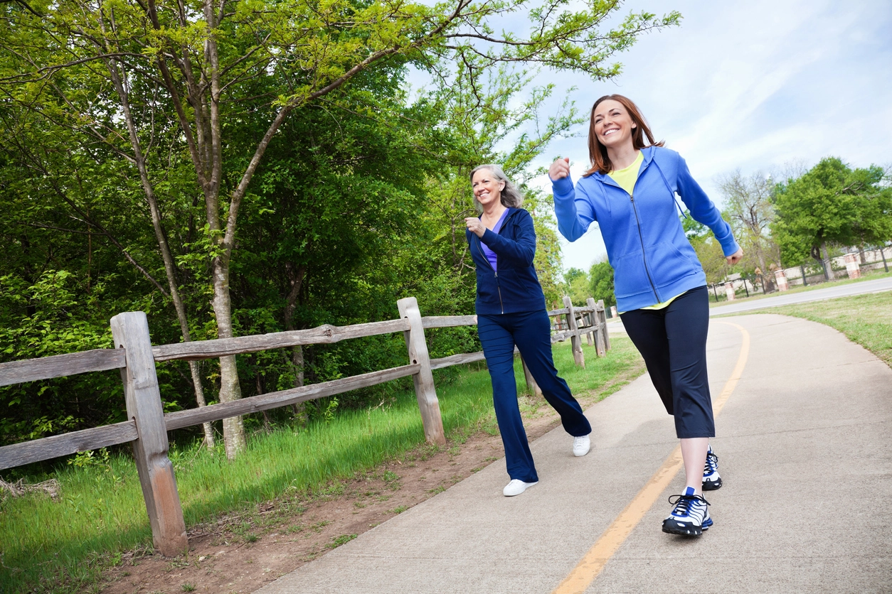 Women Walking using HIIT