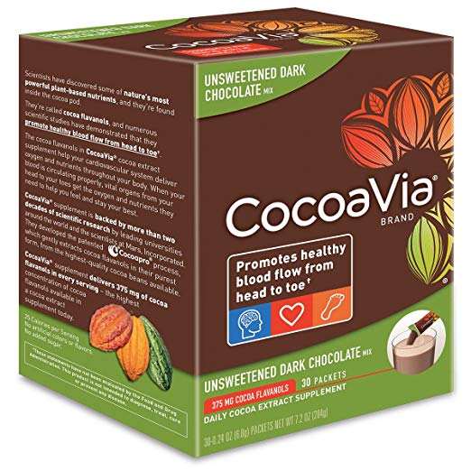 cocoa via dark chocolate