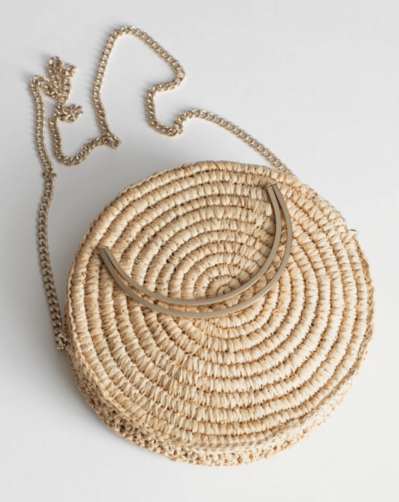 And Other Stories Woven Straw Crossbody Bag