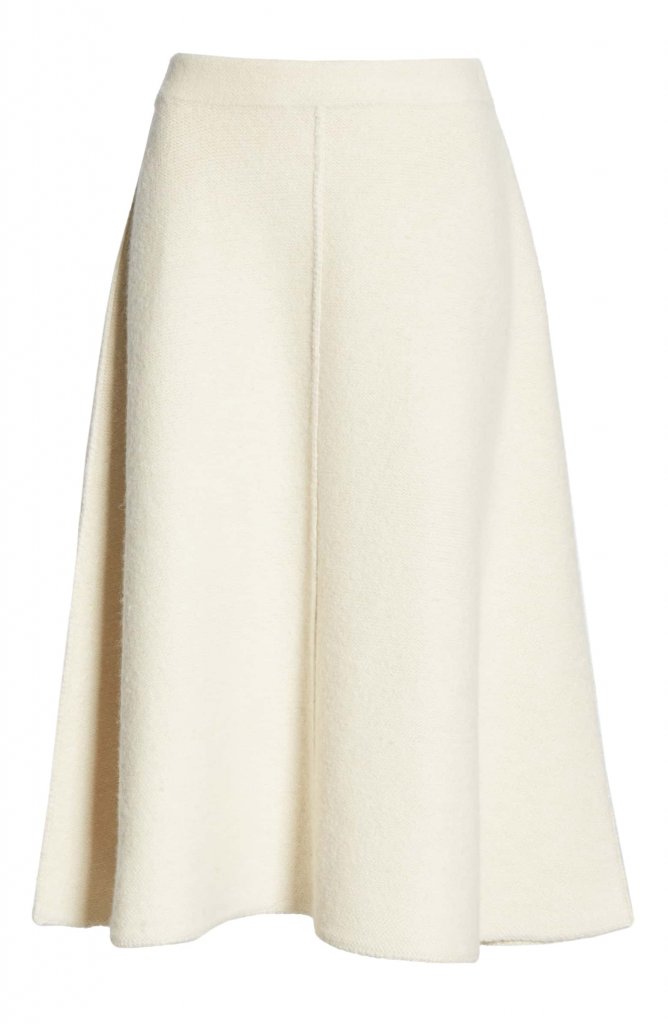 CO A-Line Alpaca & Wool Skirt