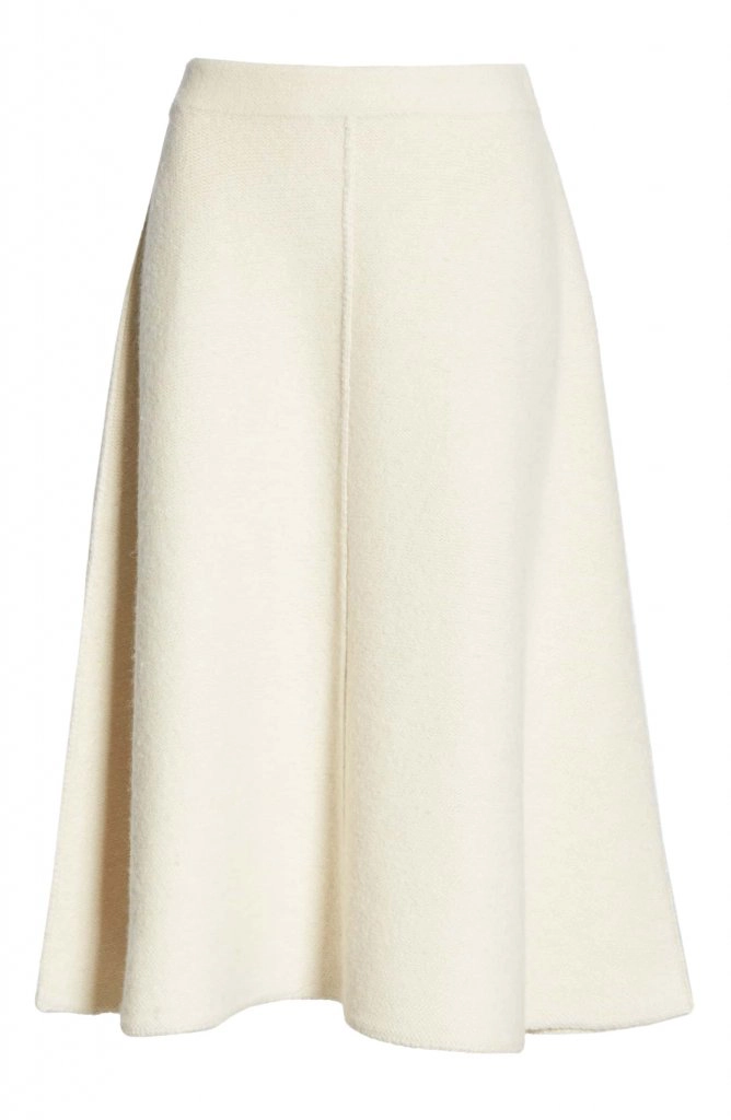 CO A-Line Alpaca & Wool Skirt