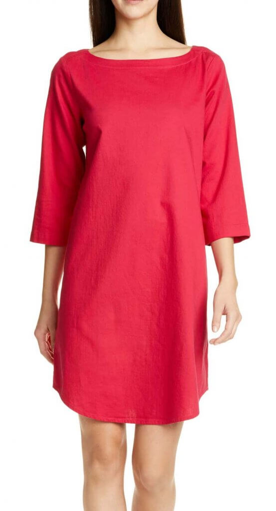 Eileen Fisher Organic Cotton Shift Dress