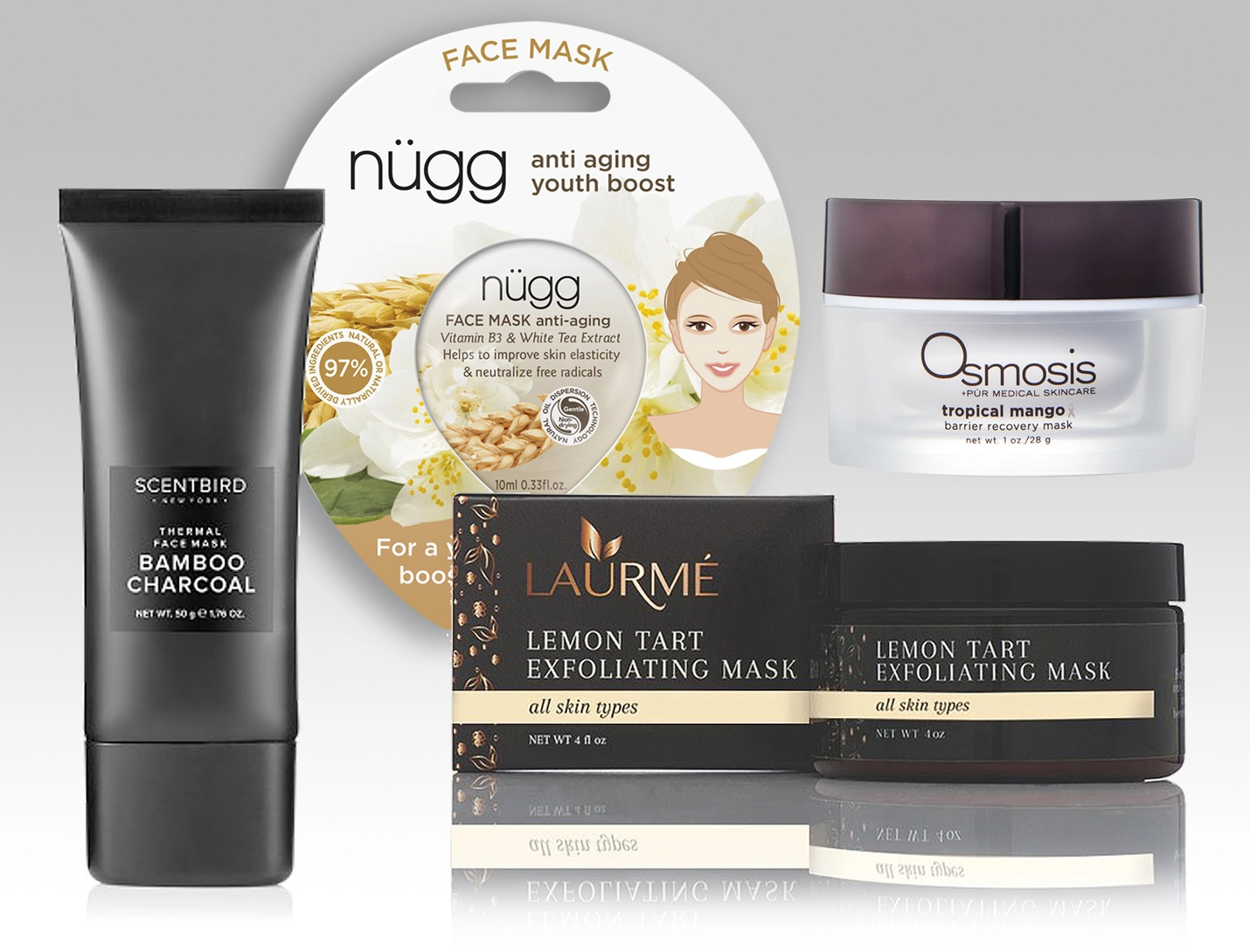 face mask collage