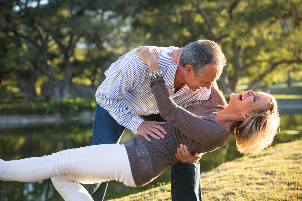 Mature Couple Outside