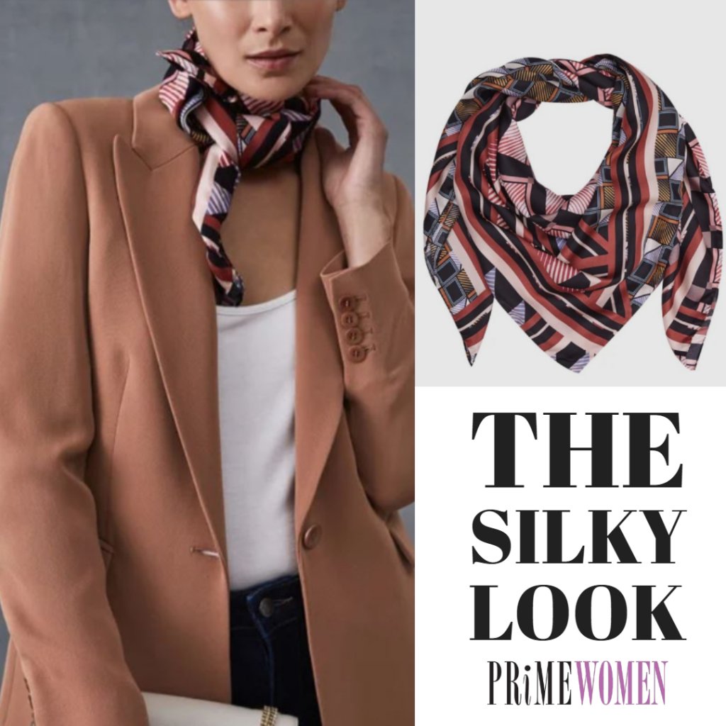 Silk Scarf for women over 50