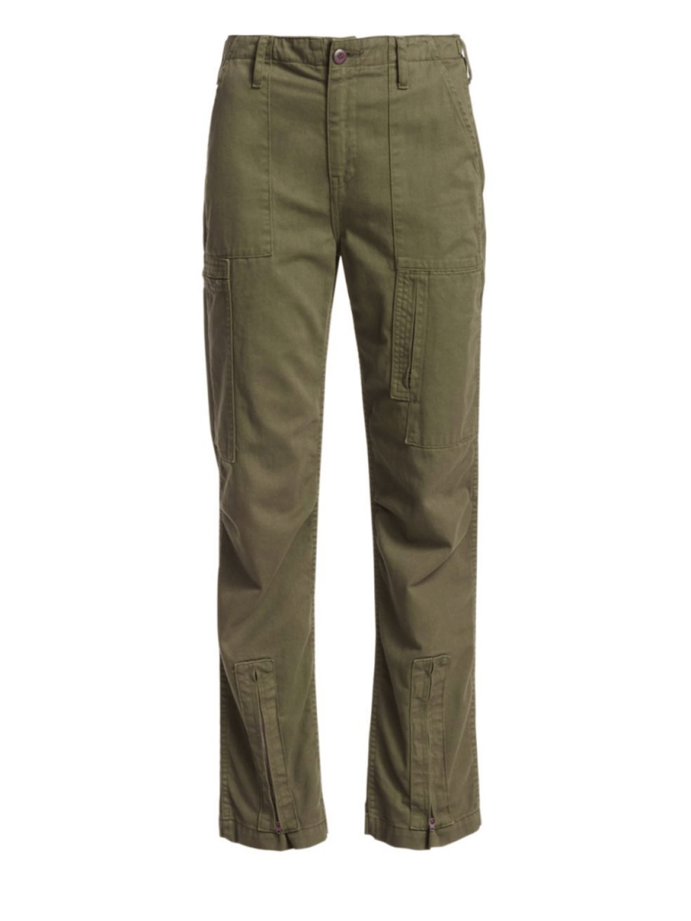 Re-Done High-Rise Cargo Twill Pants