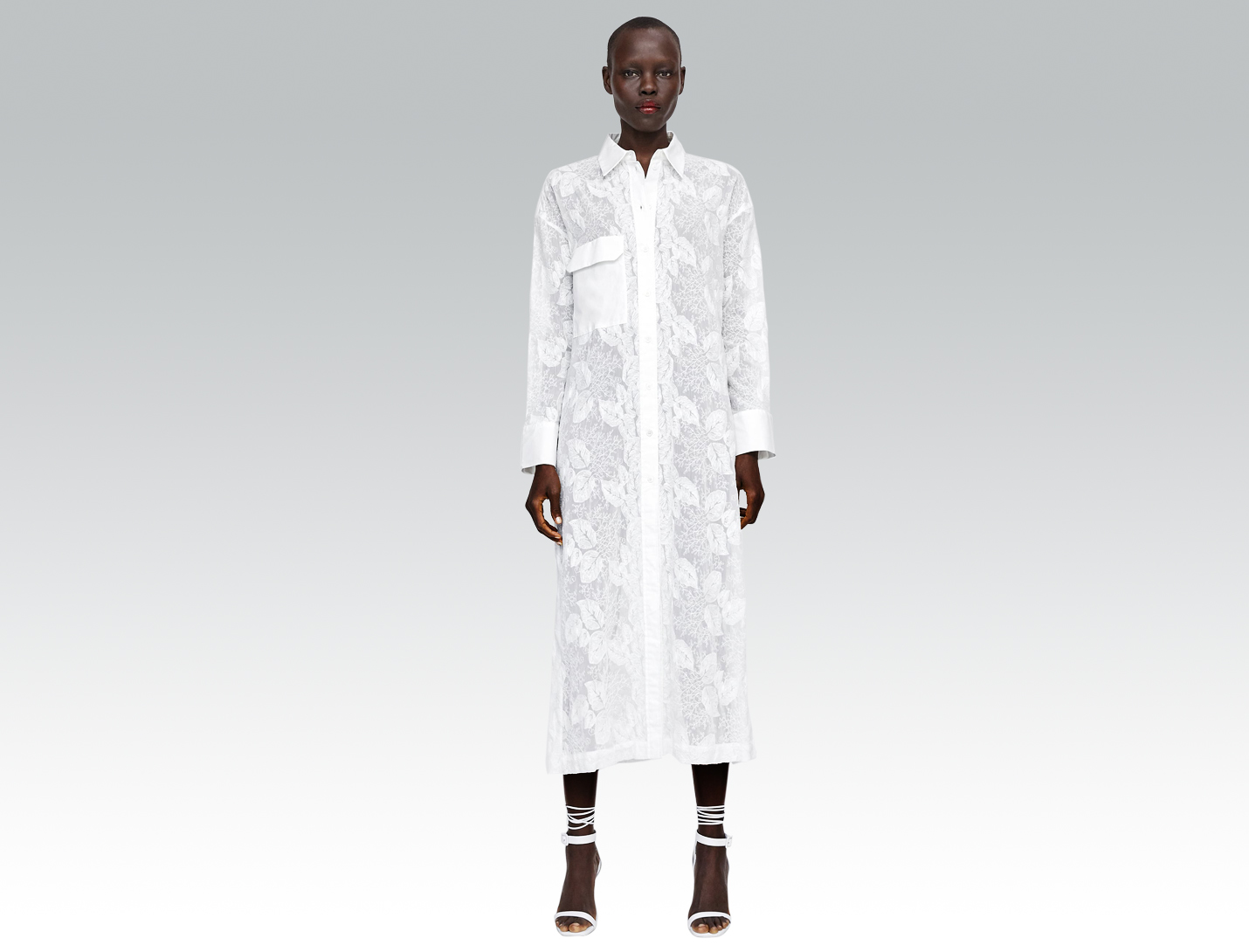 white dress from zara